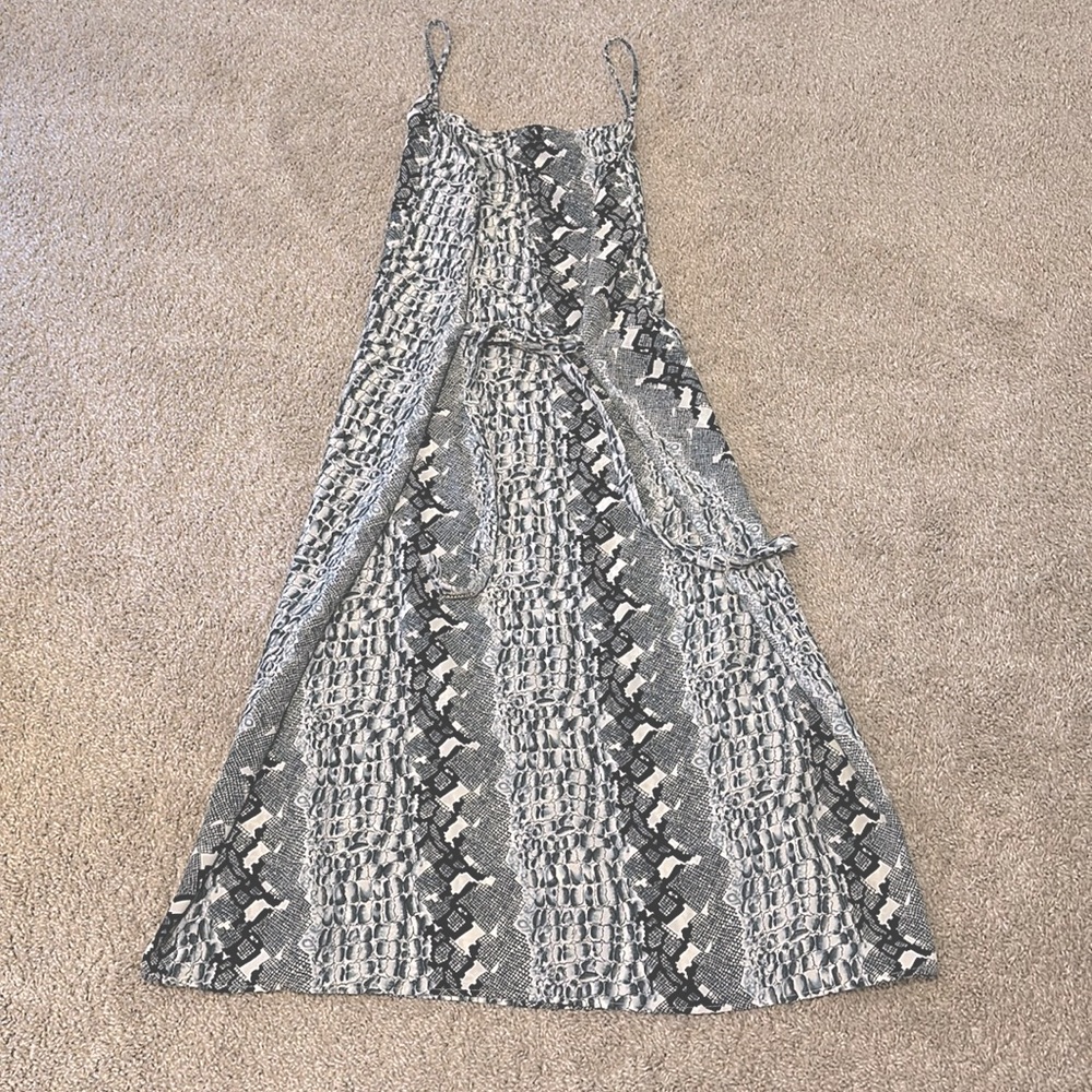 vintage animal print dress